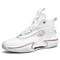 Mens Basketball Shoes Breathable Sneakers Lightweight Professional Anti Slip Sports Shoes for Running, Walking