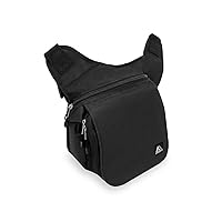 Everest Messenger Bag - Large, Black, One Size,BB005-BK