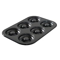 Nordic Ware 6 Cavity Donut Pan, Metal