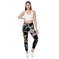 MD Abstractical No 58 Crossover Leggings with Pockets