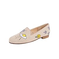 Gatsby Flying Saucer Natural Loafer Flat - M