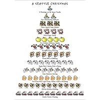 Seattle Christmas - Box of 15 Holiday Cards and Envelopes - 12 Days of Christmas Series