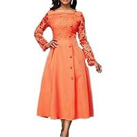 NP Woman Dress Summer Casual Slim Dresses Banquet Long PartyVestidos XL Orange