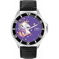 Magical Unicorn Mens Wrist Watch 42mm Case Custom Design