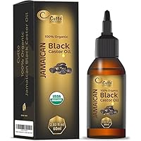 PUB Jamaican Black Castor Oil (300ml), Cold Pressed, USDA Certified, Traditional Roasted Castor Beans Smell for Skin and Hair