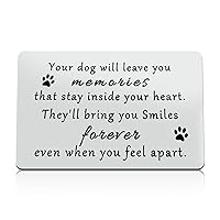 Xiahuyu Dog Memorial Gifts Dog Loss Gifts Remembrance Gift for Dog Owner Loss of Dog Sympathy Gifts Pet Loss Gifts In Memory of Dog Gifts Sympathy Card for Loss of Dog