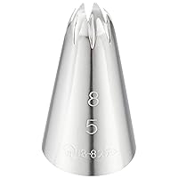 Endo Shoji WKT31085 Commercial Use, Flower Shape, No. 5, 18-8 Stainless Steel, Made in Japan