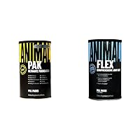 Animal Pak - Convenient All-in-One Vitamin & Supplement Pack - Zinc & Flex –Complete Joint Support Supplement – Contains Turmeric Root Curcumin – Helps Repair & Restore Joints – 44 Packs