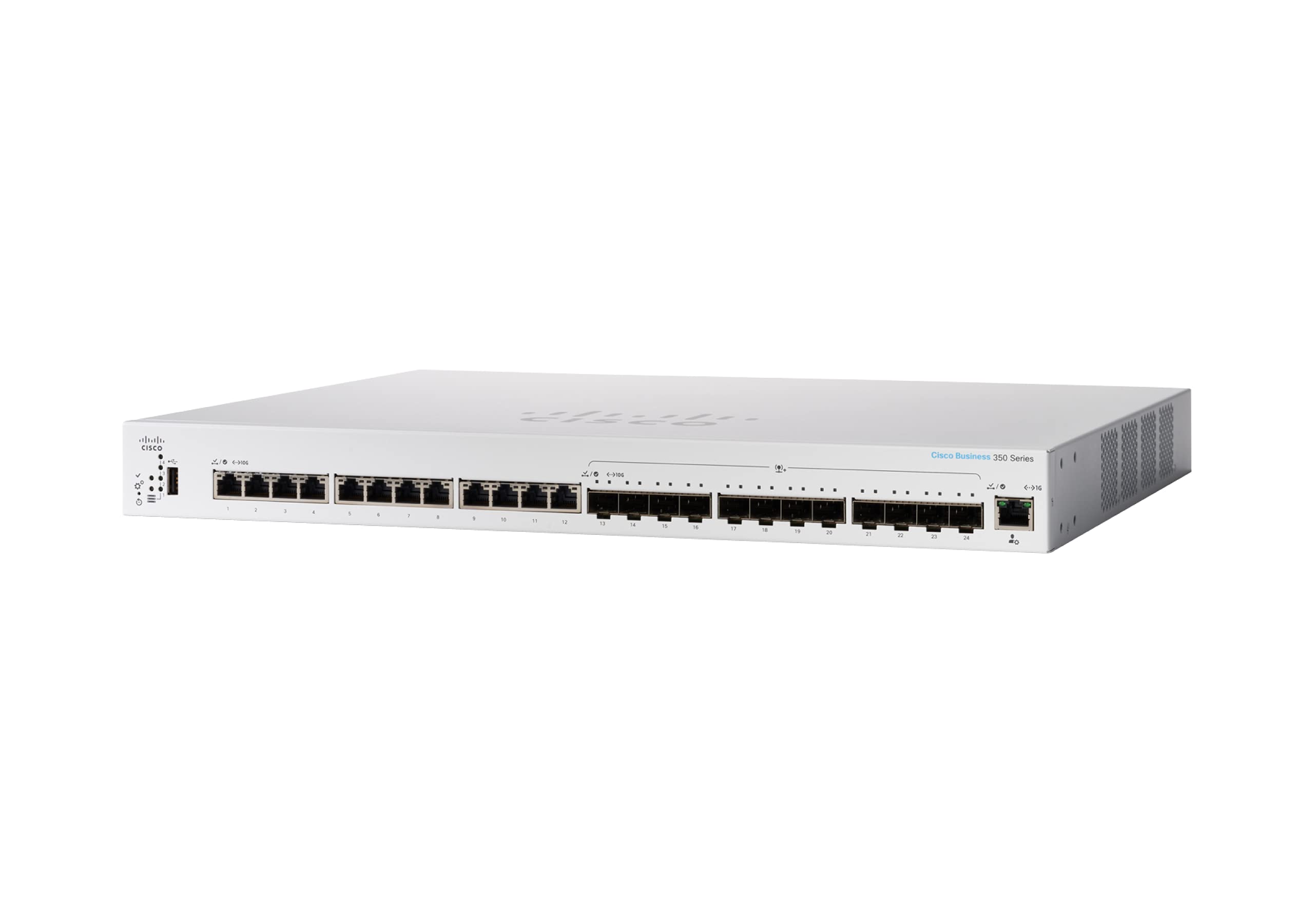 Cisco Business CBS350-24XTS Managed Switch | 12 Port 10GE | 12 Port 10G SFP+ | Limited Lifetime Hardware Warranty (CBS350-24XTS-NA)