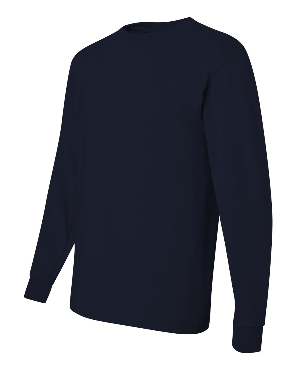 Jerzees Men's Dri-Power Cotton Blend Long Sleeve Tees, Moisture Wicking, Odor Protection, UPF 30+, Sizes S-3x