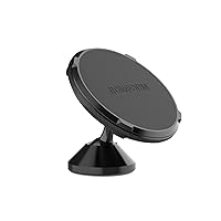 Rokform - Adjustable Dual Magnet Car Mount, 360° Swivel with 3M VHB Tape, Compatible with MagSafe Phones and Cases Cases, Cell Phone Holder, Dashboard Phone Mount for Truck Car & Van
