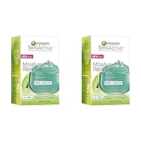 Garnier SkinActive Moisture Rescue Refreshing Gel-Cream for Normal/Combo Skin, Oil-Free, 1.7 Oz (50g), 1 Count (Packaging May Vary) (Pack of 2)