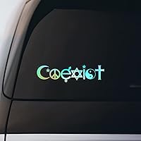 Coexist Peace Religion Sticker Vinyl Decal Notebook Car Window Laptop 8