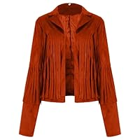 Women's Tassel Jacket Coat Overwear Woolen Casual Jackets