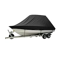 Good Boat Cover Kit 210D Yacht Boat Cover Trailer Marine 18-20-22-24-26-28Ft Barco Boat Cover Winter Snow Sunshade Boat Kit