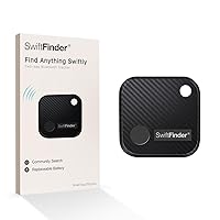 SwiftFinder ST02 Keys Finder, Bluetooth Tracker and Item Locator for Keys, Bags, Wallets and More; Up to 300 ft Range, Phone Finder, Water Resistance with 1 Year Replaceable Battery
