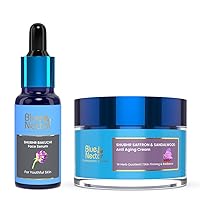 Blue Nectar Age-Defying Beauty Duo Face Moisturizer & Bakuchi Anti-Aging Serum | Natural Youthful Skin Care Set