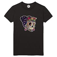 Day of The Dead Skull Printed T-Shirt