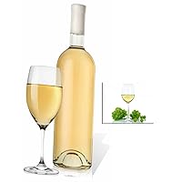 Fan Pack - Glass and White Wine Lifesize Cardboard Cutout / Standee / Standup - Includes 8x10 Star Photo