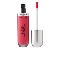 Revlon Ultra HD Matte Lipcolor, Velvety Lightweight Matte Liquid Lipstick in Red / Coral, Passion (635), 0.2 oz