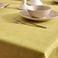Fluid systems Tablecloths,Desktop homeowner tablecloth Simple Multi-purpose Home Dinner Party Decoration Soft Rectangle-yellow 70x70cm(28x28inch)