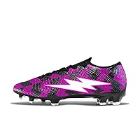 Unisex-Adult Athletic Women Soccer Shoes Firm Ground Spikes Boots Outdoor Waterproof Professional Football Lightweight Training Cleats