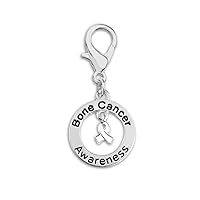 Fundraising For A Cause Bone Cancer Awareness Hanging Charm