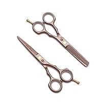 Professional Hairdressing Scissors Set, Japanese Stainless Steel 5.5 Inch, Salon Razor Edge Hairstyle Set, Sharp and Durable, for Haircut, Hair Shears for Home and Salon