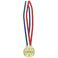 Jumbo Necklace Award Plastic Medal - 30
