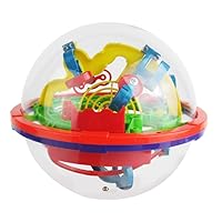 Ball, 3D Ball Toy 100 Barrieries Intellect Ball Balance Maze Ball Intelligent Toys for Kids