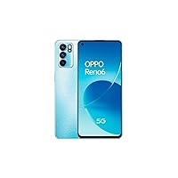 Oppo Reno6 5G Dual-SIM 128GB ROM + 8GB RAM (GSM Only | No CDMA) Factory Unlocked Android Smartphone (Blue) - International Version