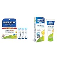 Boiron Arnica Bruise Relief Pack - Arnica Montana 30c Pellets and Arnicare Gel for Bruises, Swelling, Pain, and Stiffness