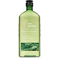 Bath and Body Works Aromatherapy Peace Zen Garden Body Wash Foam Bath 10 Ounce Full Size Shower Gel Mimosa Pink Pepper Ylang Ylang