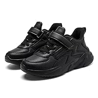 Kids Boy Girl Fashion PU Leather Sport Shoes for Walking Running Hiking
