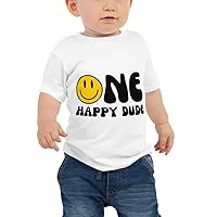 One Happy Dude Tshirt, One Happy Dude First Birthday Shirt, One Happy Dude Birthday Shirt