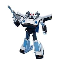 Transformer-Toys: Steel Deformation, M01 Police Car, Mobile Toys with Characteristics, Action Figures, Transformer-Toys Robots, Toys for Teenagers Aged 15 Years and Above. The Toy is 4 Inches Tall.