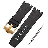 Dive Rubber Silicone Watch Band Compatible with Audemars Piguet Royal Oak Offshore 15703 15710-28mm AP Rubber Watch Band Strap