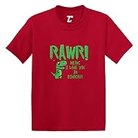 Rawr! Means I Love You in Dinosaur Infant/Toddler Cotton Jersey T-Shirt