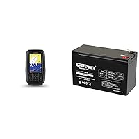 Garmin Striker Plus 4 with Dual-Beam Transducer and ExpertPower 12v 7ah Rechargeable Sealed Lead Acid Battery