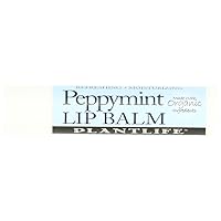 Plantlife Peppermint Lip Balm - Organic Lip Balm Made with Beeswax, Calendula & Chamomile to Create the Most Soothing Lip Balm for Chapped Lips - Helps Moisturize Lips & Cuticles - Made in California