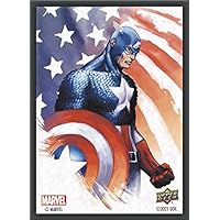 Marvel Captain America Sleeves (67 mm x 92 mm) 65 Matte Sleeves, Multicolor