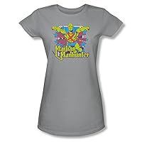 Dc - Juniors Manhunter Stars Sheer T-Shirt