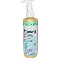 Psoriasis Medicated Scalp & Body Wash - 2% Salicylic Acid, 8 fl oz - Relieves Itching, Redness & Irritation From Dandruff & Seborrheic Dermatitis - Non-GMO, Paraben-Free, Vegetarian