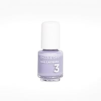 Dazzle Dry Nail Mini Lacquer (Step 3) - Faith - A cool, pastel lavender with gray undertones. Full coverage cream. (0.17 fl oz / 5 Manicures)