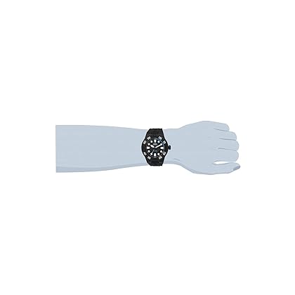 Invicta Men's Pro Diver Quartz Watch with a Silicone Band, Black (Model: 18026)