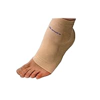 Silipos 1772 Boot Bumper – Beige, Large/X-Large, Ankle Compression Sleeve with Mineral Oil Gel Pads. Foot Care Products