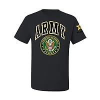 U.S. Army Official Seal Armed Forces American Sleeve Flag Men's T-Shirt
