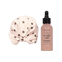 Kitsch Luxury Shower Cap for Women & Rosemary Oil for Hair & Scalp with Discount