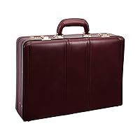Leather Expandable McKlein V Series Coughlin Top Suitcase