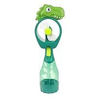 Dinosaur hand fan with spray bottle